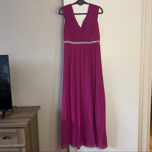 Forever 21 Contemporary Fuchsia Formal Maxi Dress